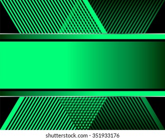 Green paper background overlap dimension vector illustration message board for text and message design modern website
