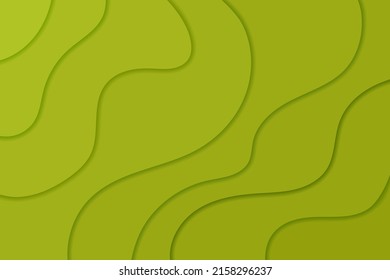 El papel verde recorta el fondo abstracto