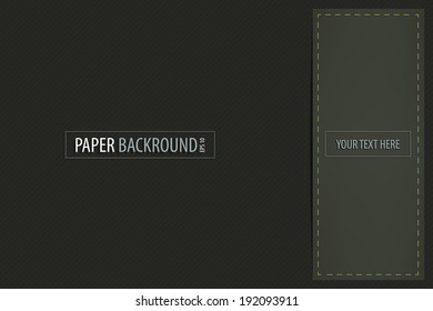 Green paper overlap on olive green background 