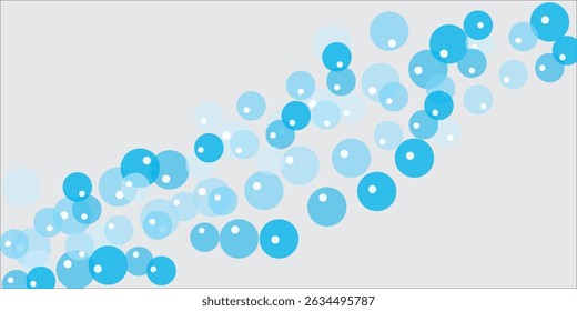 Green particles on white background 10