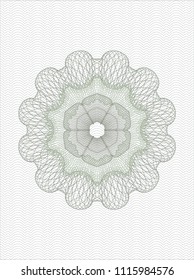 Green passport money style rossete