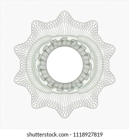 Green passport money style rossete