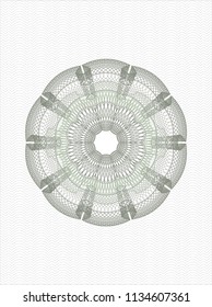 Green passport money style rossete