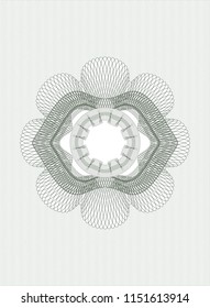 Green passport money style rossete