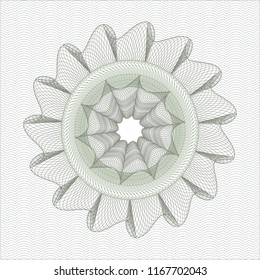 Green passport money style rossete