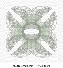 Green passport money style rossete