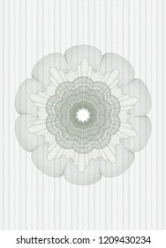 Green passport money style rossete