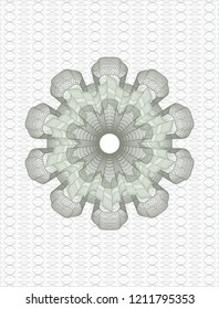 Green passport money style rossete