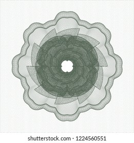 Green passport money style rossete