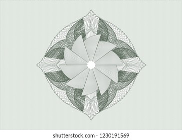Green passport money style rossete