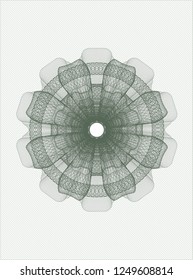 Green passport money style rossete