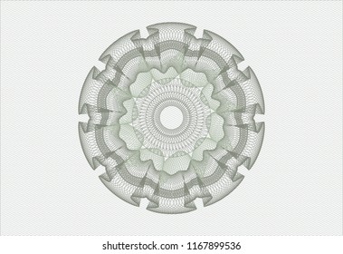 Green passport rosette