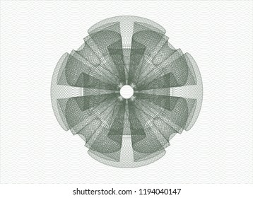 Green passport rosette