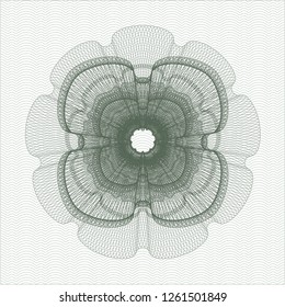 Green passport rosette