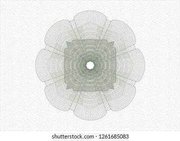 Green passport rosette
