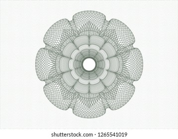 Green passport rosette