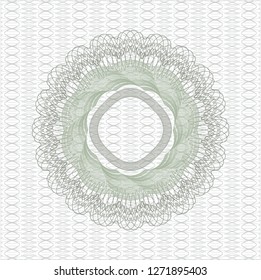 Green passport rosette