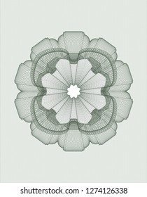 Green passport rosette