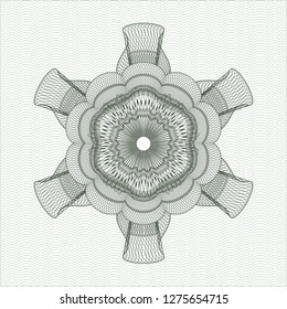Green passport rosette