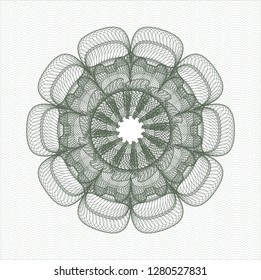 Green passport rosette