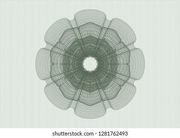 Green passport rosette