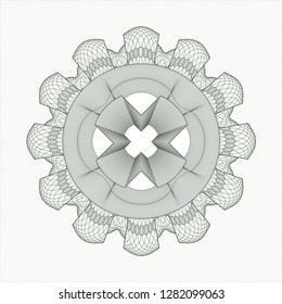 Green passport rosette