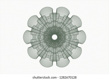 Green passport rosette
