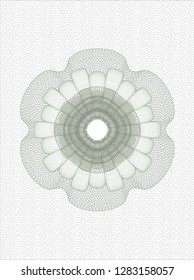 Green passport rosette