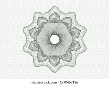 Green passport rosette