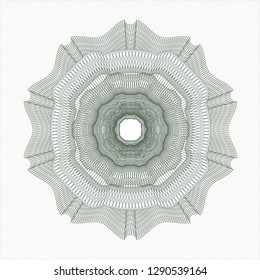 Green passport rosette