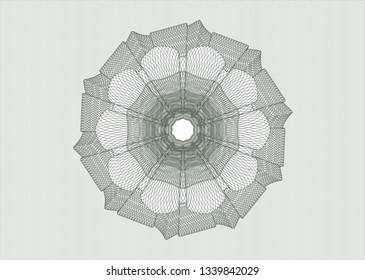 Green passport rosette