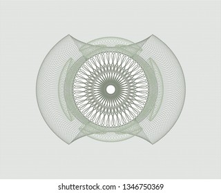 Green passport rosette