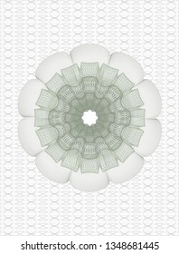 Green passport rosette