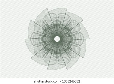 Green passport rosette