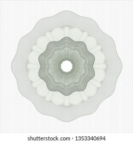 Green passport rosette