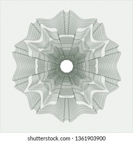 Green passport rosette