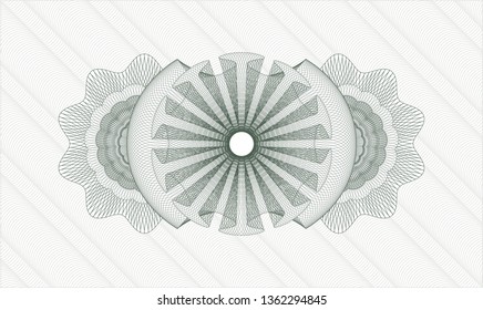 Green passport rosette