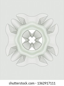 Green passport rosette