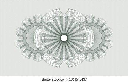 Green passport rosette