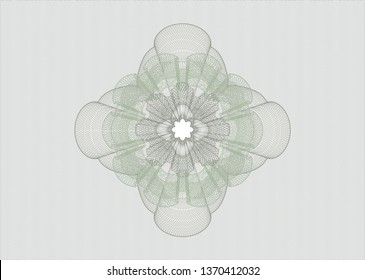 Green passport rosette