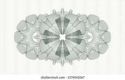Green passport rosette