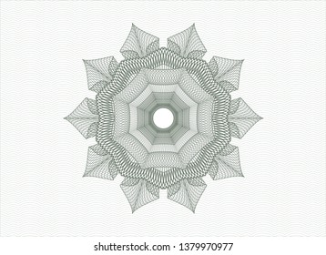 Green passport rosette