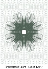 Ropa de pasaporte verde. Ilustración vectorial. Detallado.