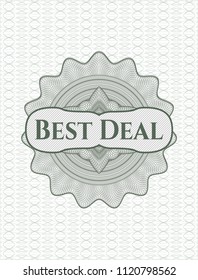 Green passport rossete with text Best Deal inside