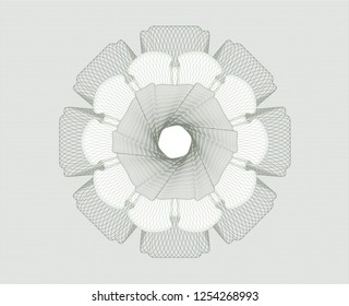 Green passport style rosette