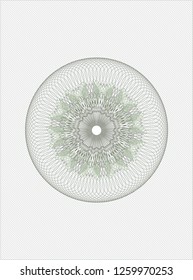 Green passport style rosette