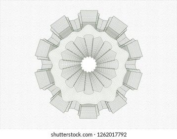 Green passport style rosette