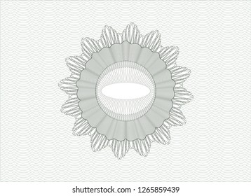 Green passport style rosette