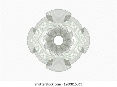 Green passport style rosette
