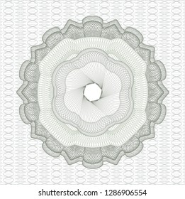 Green passport style rosette